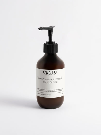 Hand Cream, Woody Amber & Leather